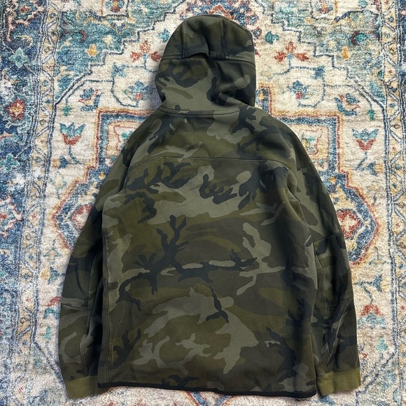 Nike Camouflage Zip-up Tech Fleece Hoodie Medium - Picture 2 of 7